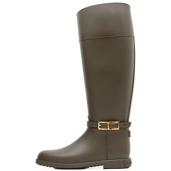 Sergio Rossi SR NORA RAINY rubber leather long boots