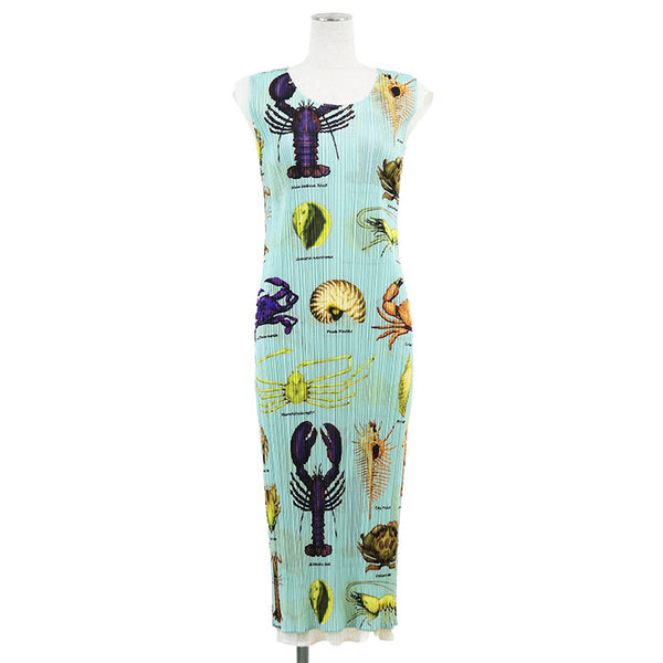 Pleats Please polyester dress