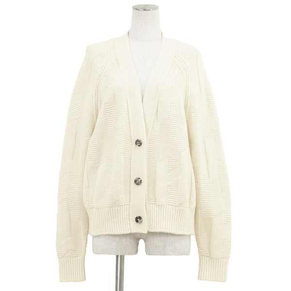 Hermes H Jacquard Wool Cardigan