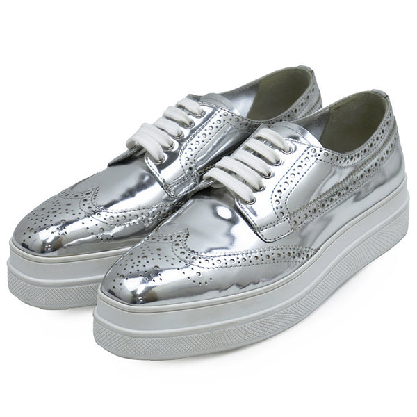 PRADA LEATHER SNEAKER