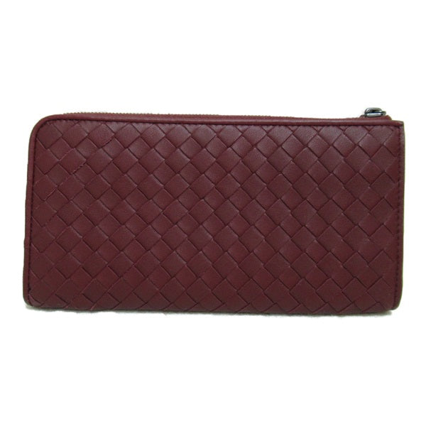 Bottega Veneta Intrecciato Zip Around Wallet  Long Wallet Leather in