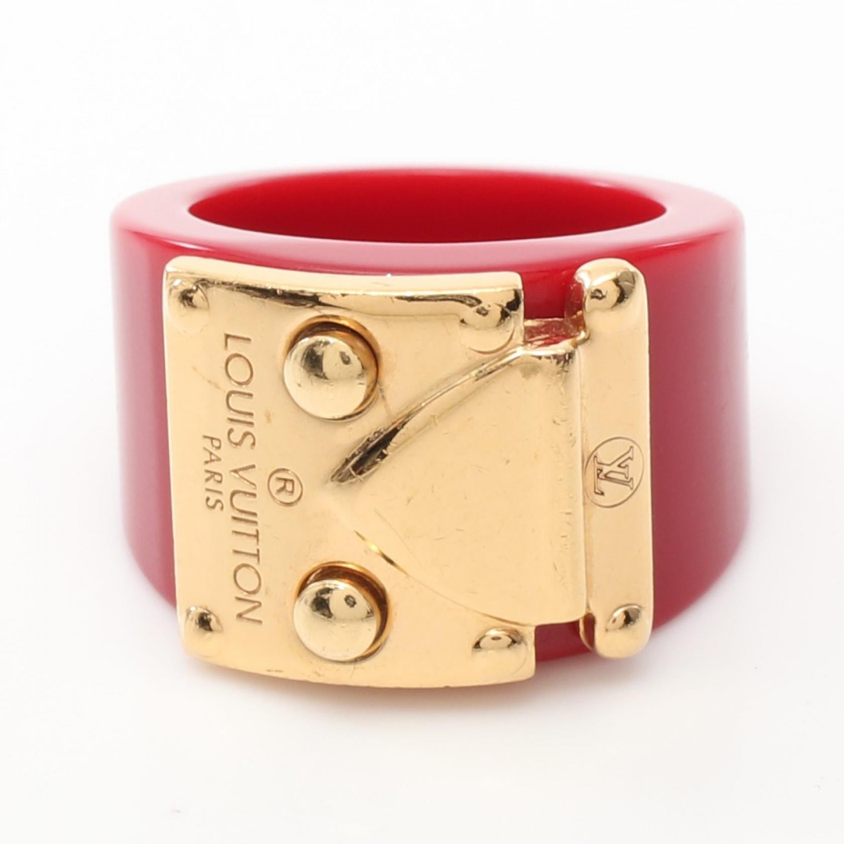 Louis Vuitton Lockme Fuchsia Ring M66832