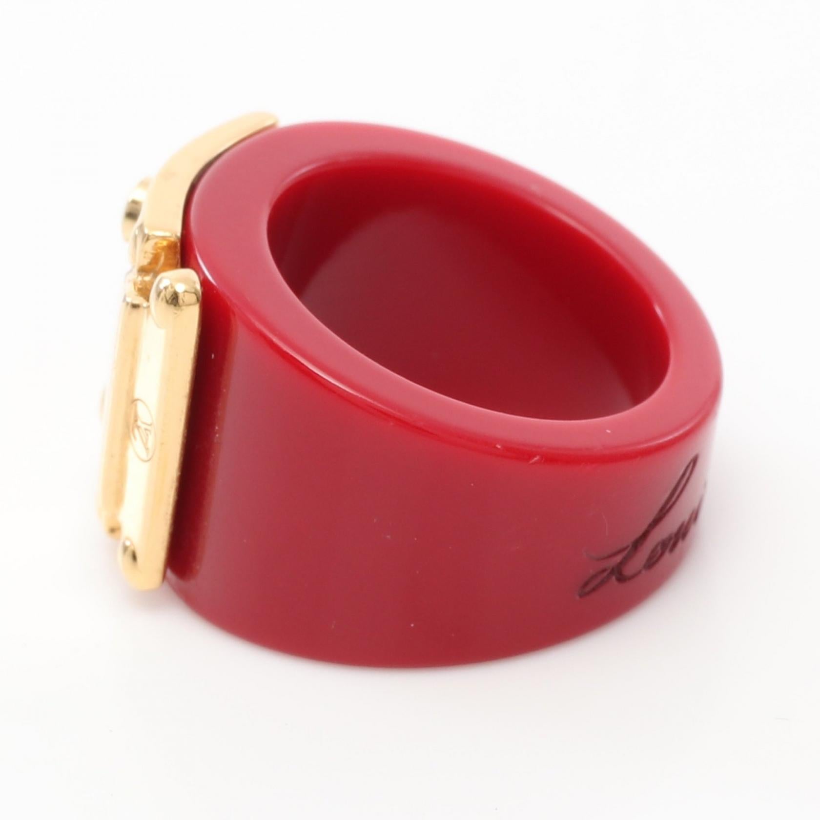 Louis Vuitton Lockme Fuchsia Ring M66832