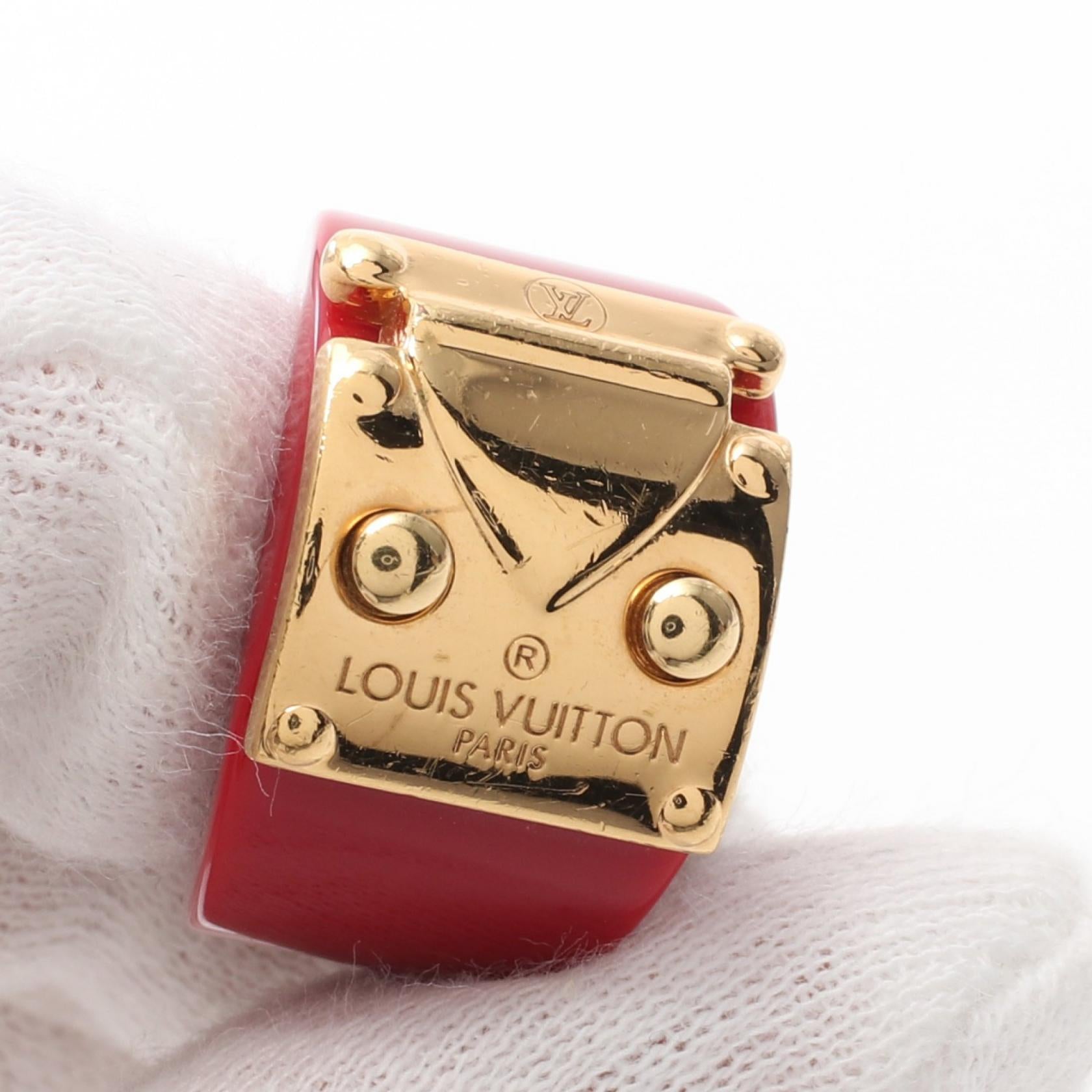 Louis Vuitton Lockme Fuchsia Ring M66832