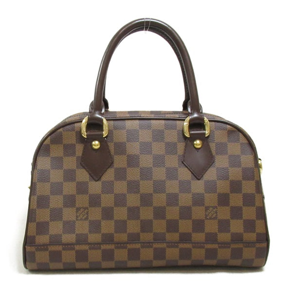 Louis Vuitton Damier Ebene Duomo  Canvas Handbag N60008 in Great Condition