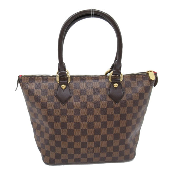 Louis Vuitton Damier Ebene Saleya PM Canvas Handbag N51183 in Excellent condition