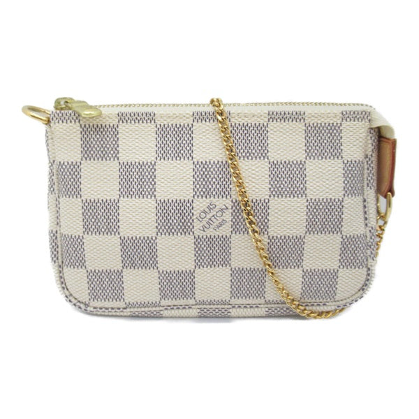 Louis Vuitton Damier Azur Mini Pochette Accessoires Vanity Bag Canvas N58010 in