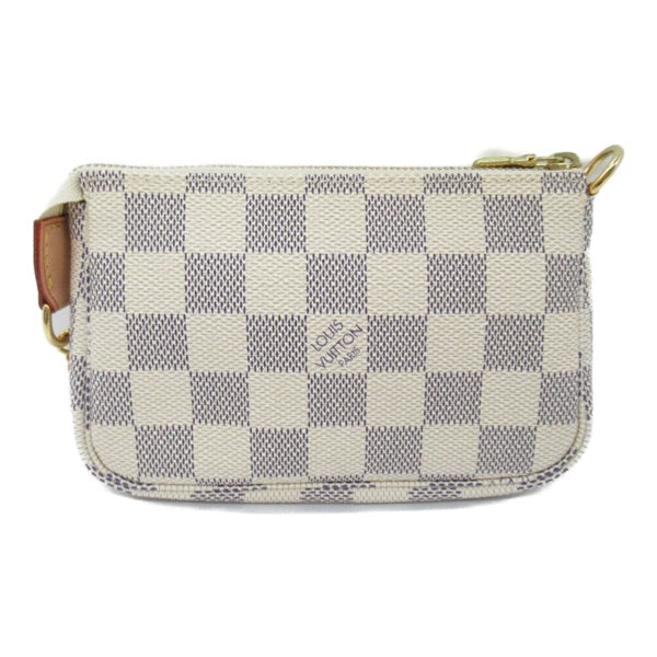 Louis Vuitton Damier Azur Mini Pochette Accessoires Vanity Bag Canvas N58010 in