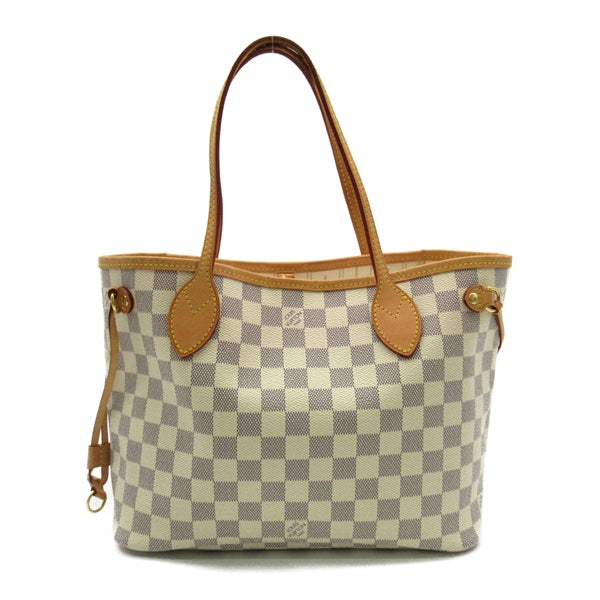 Louis Vuitton Damier Azur Neverfull PM Tote Bag Canvas N51110 in Good condition