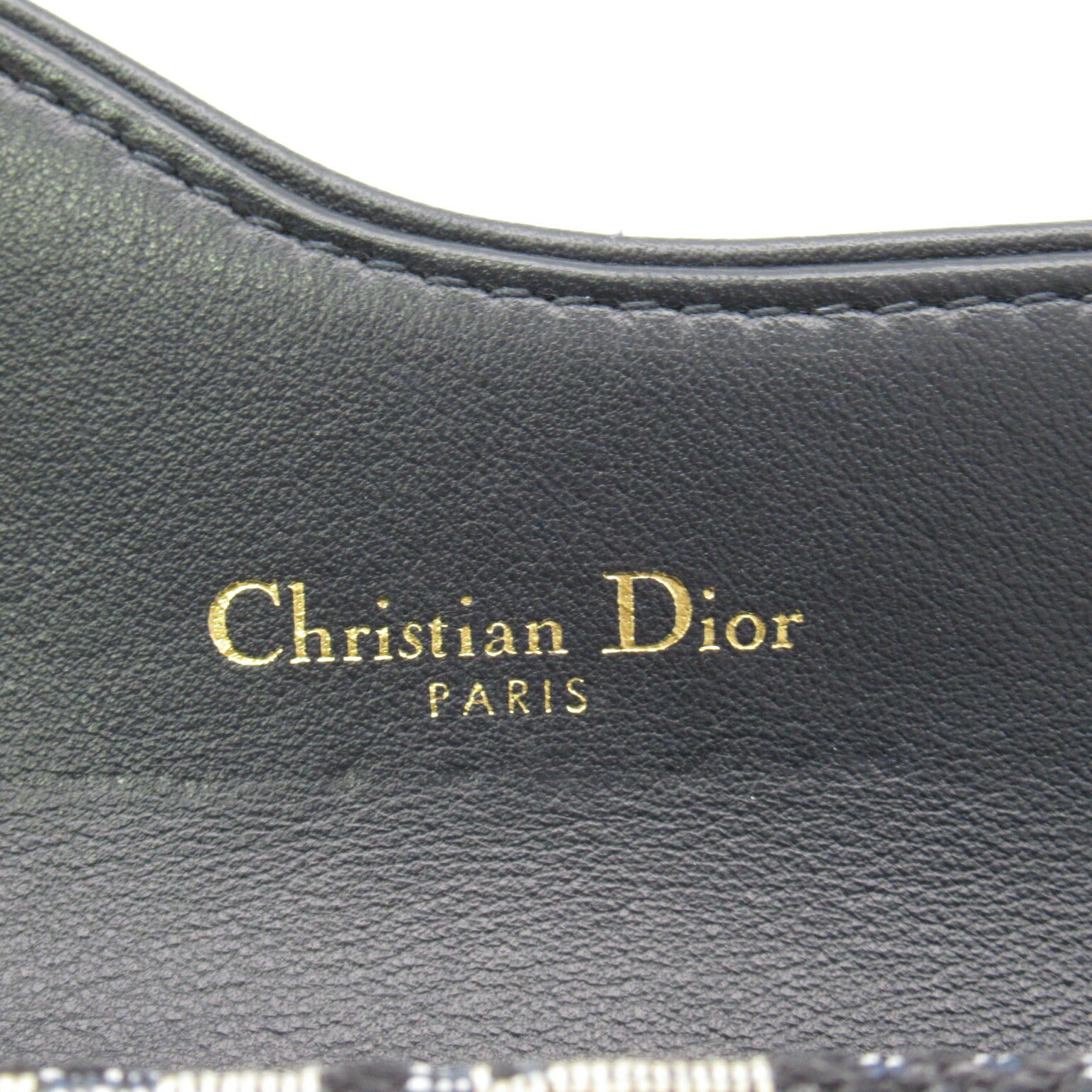 Dior Canvas Card Case Navy