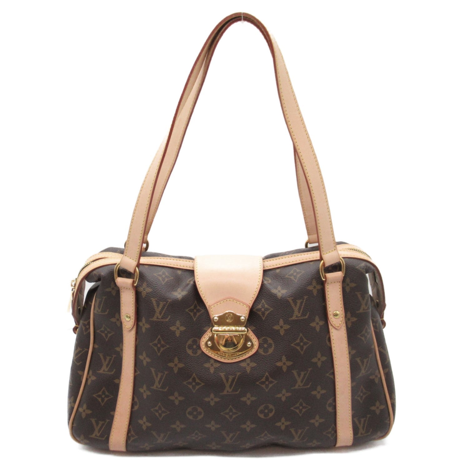 Louis Vuitton Stresa PM Shoulder Bag Monogram Brown