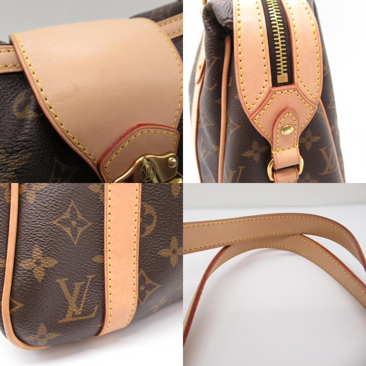 Louis Vuitton Stresa PM Shoulder Bag Monogram Brown