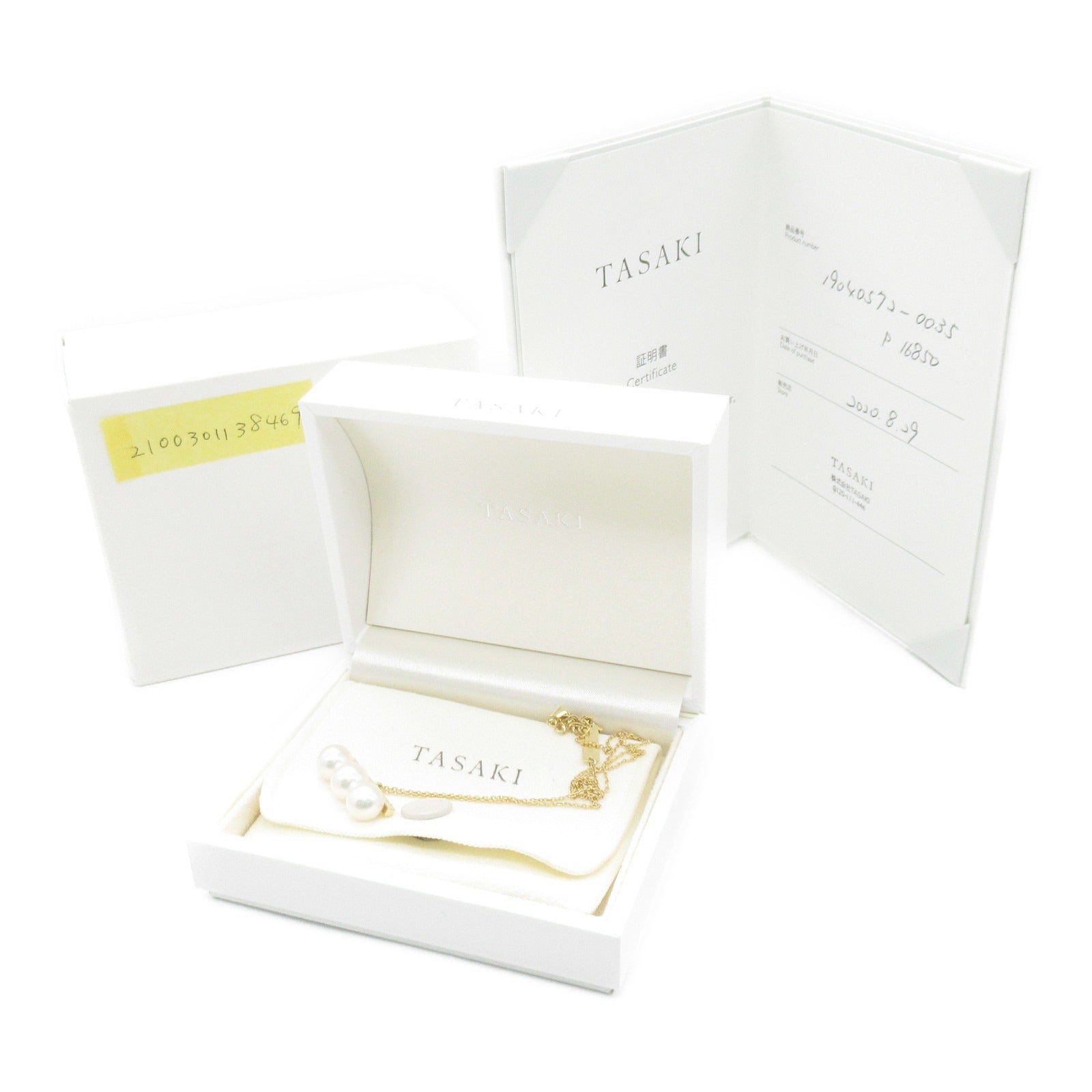 TASAKI Balance Neo Necklace K18 Yellow Gold Pearl