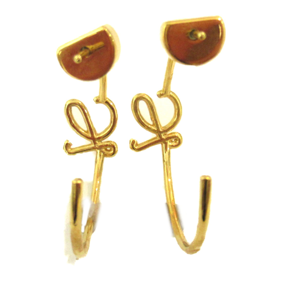 Loewe Gold Plated Earrings Jewelry