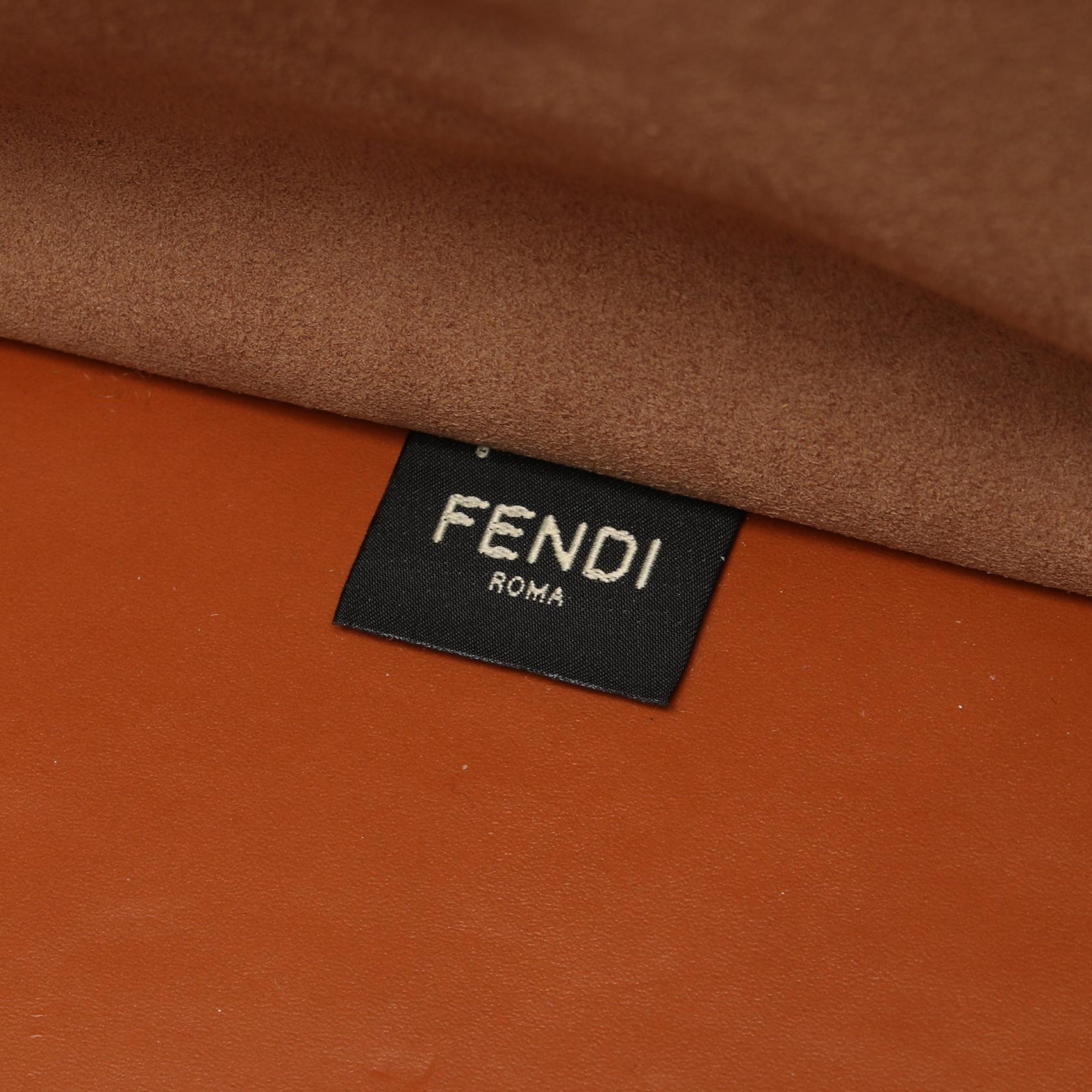 Fendi Leather Sunshine Large Tote Bag