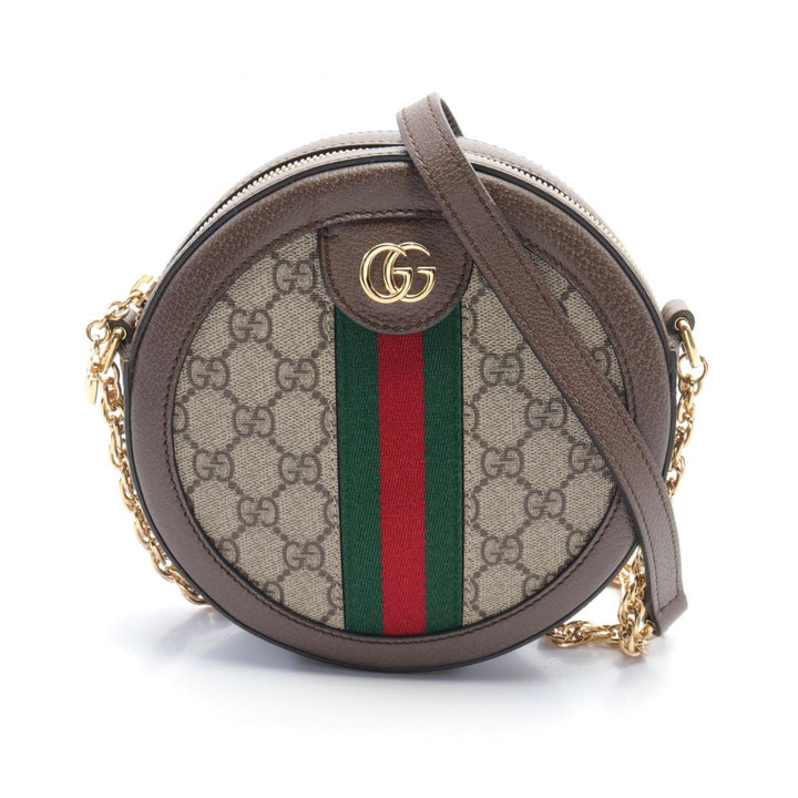 Gucci Ophidia Mini Shoulder Bag Leather Shoulder Bag 550618 in Great Condition