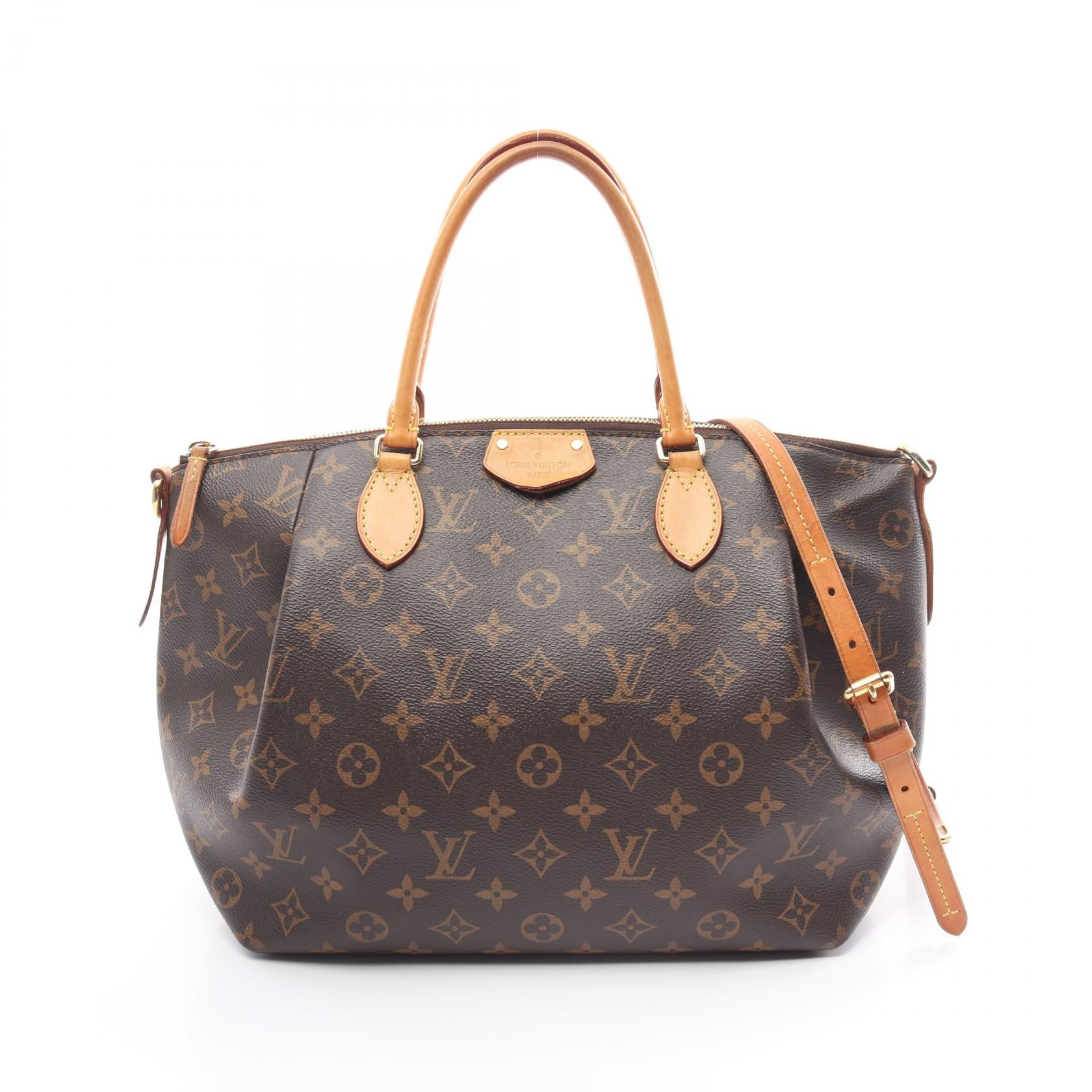 Louis Vuitton Turenne MM Canvas Handbag M48814 in Very Good Condition