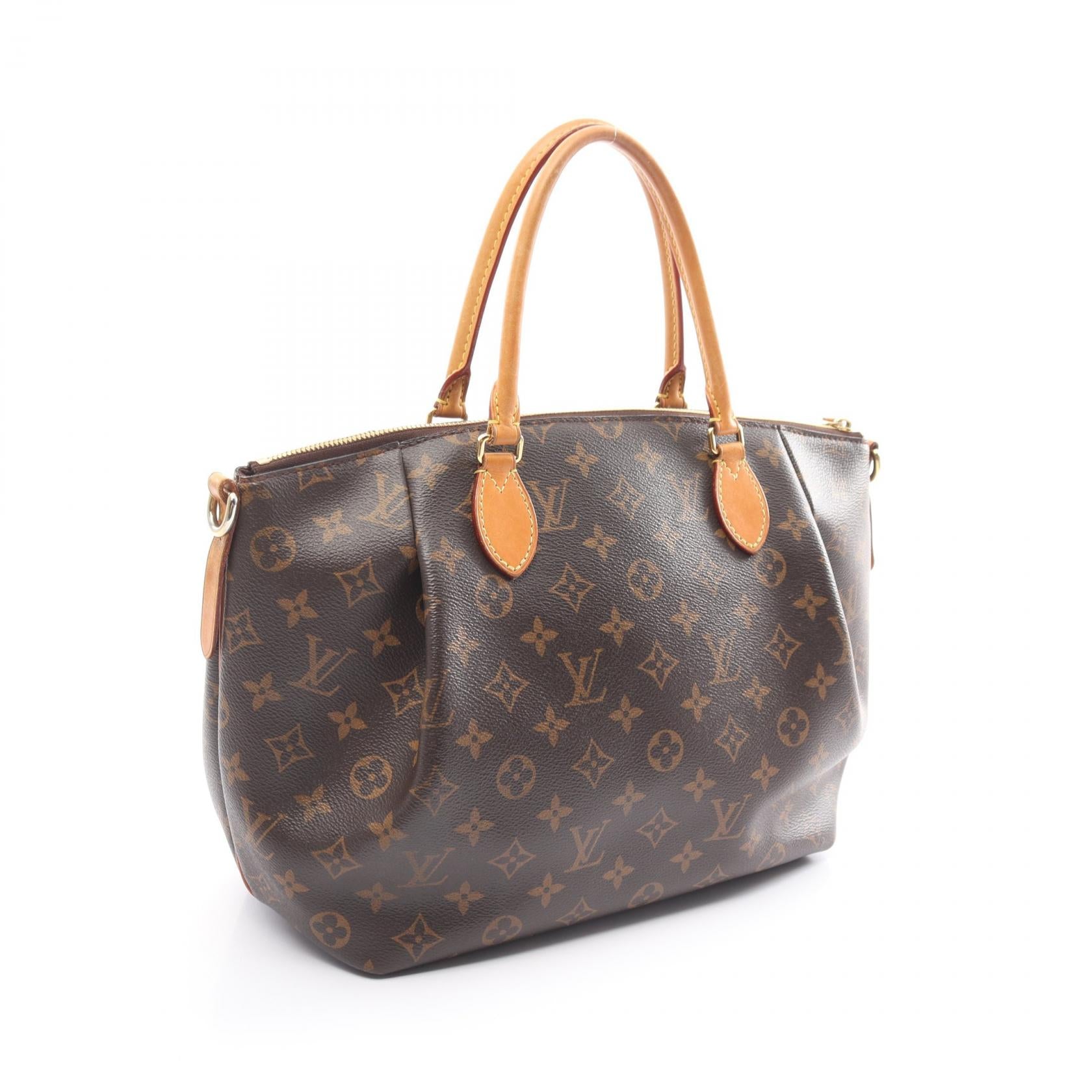 Louis Vuitton Turenne MM Canvas Handbag M48814 in Very Good Condition