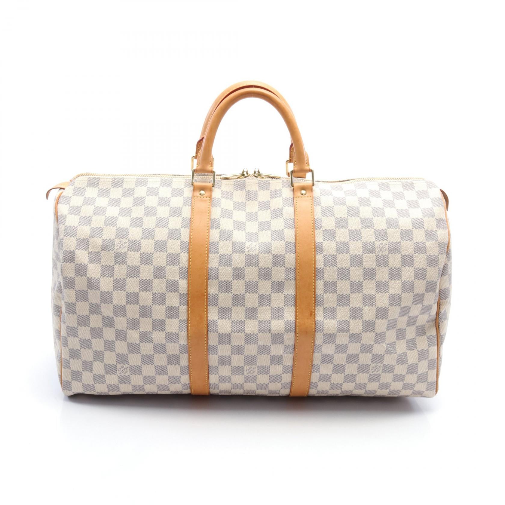 Louis Vuitton Keepall 50 Canvas Travel Bag N41430 in Very Good Condition