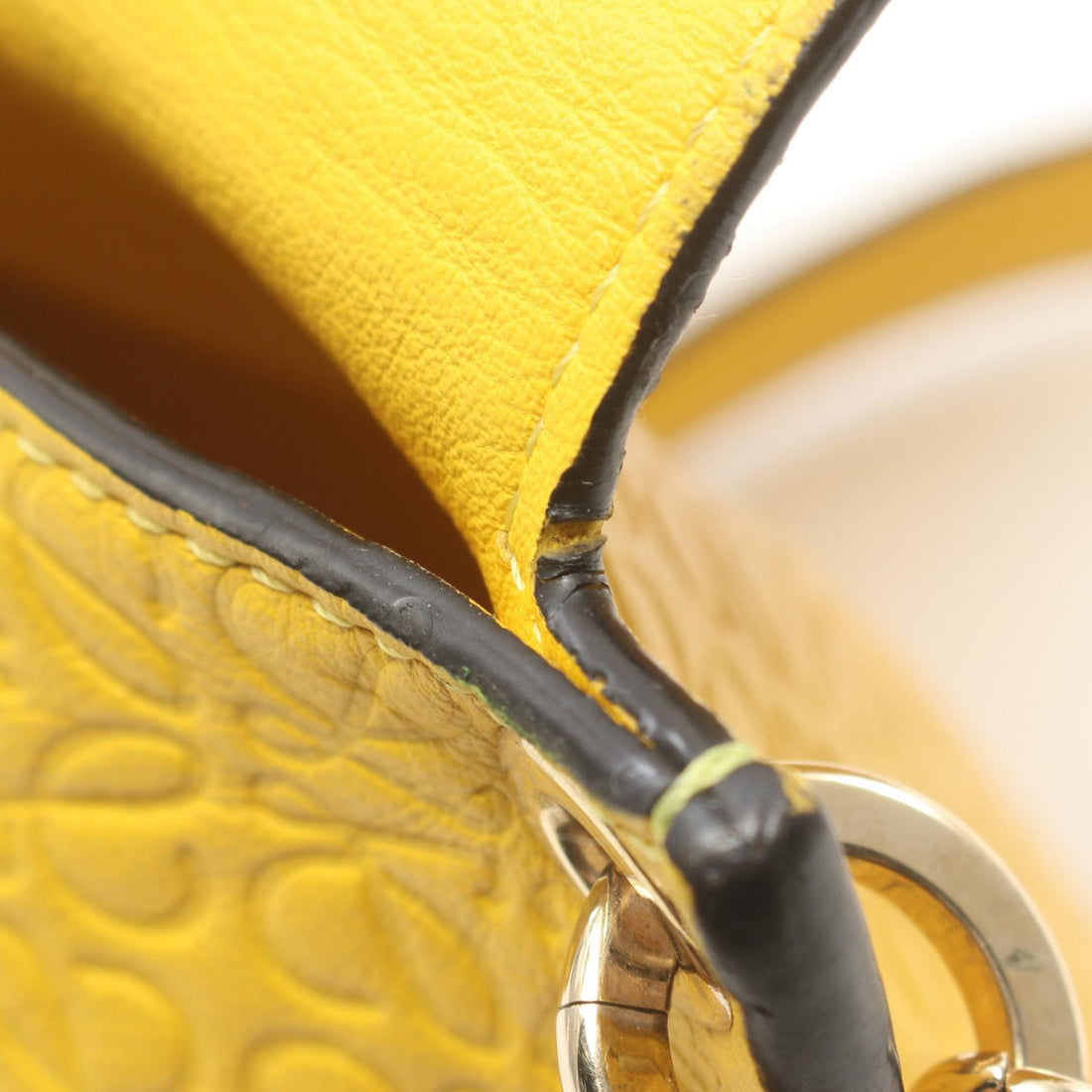 Loewe Leather Anagram Avenue Shoulder Bag