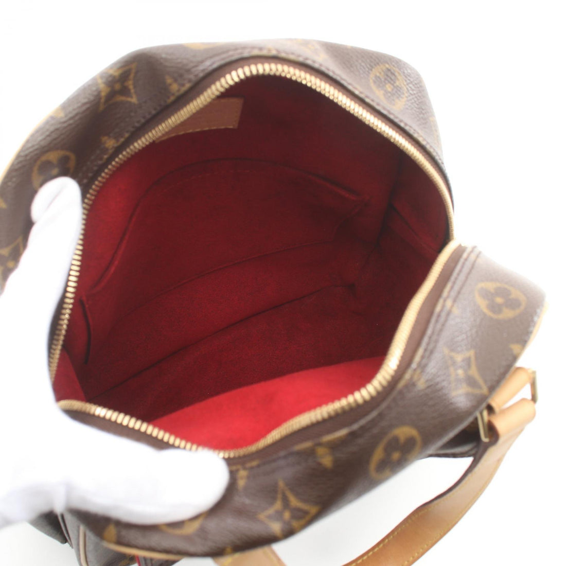 Louis Vuitton Excentri Cite Canvas Handbag M51161 in Very Good Condition