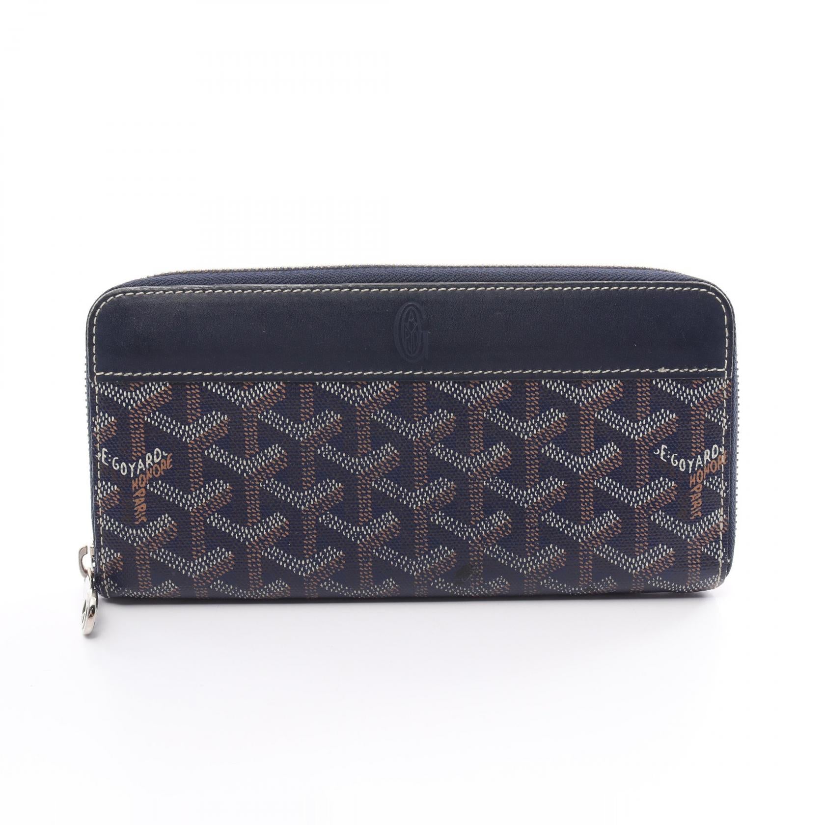 Goyard Matignon GM Canvas Long Wallet in Very Good Condition