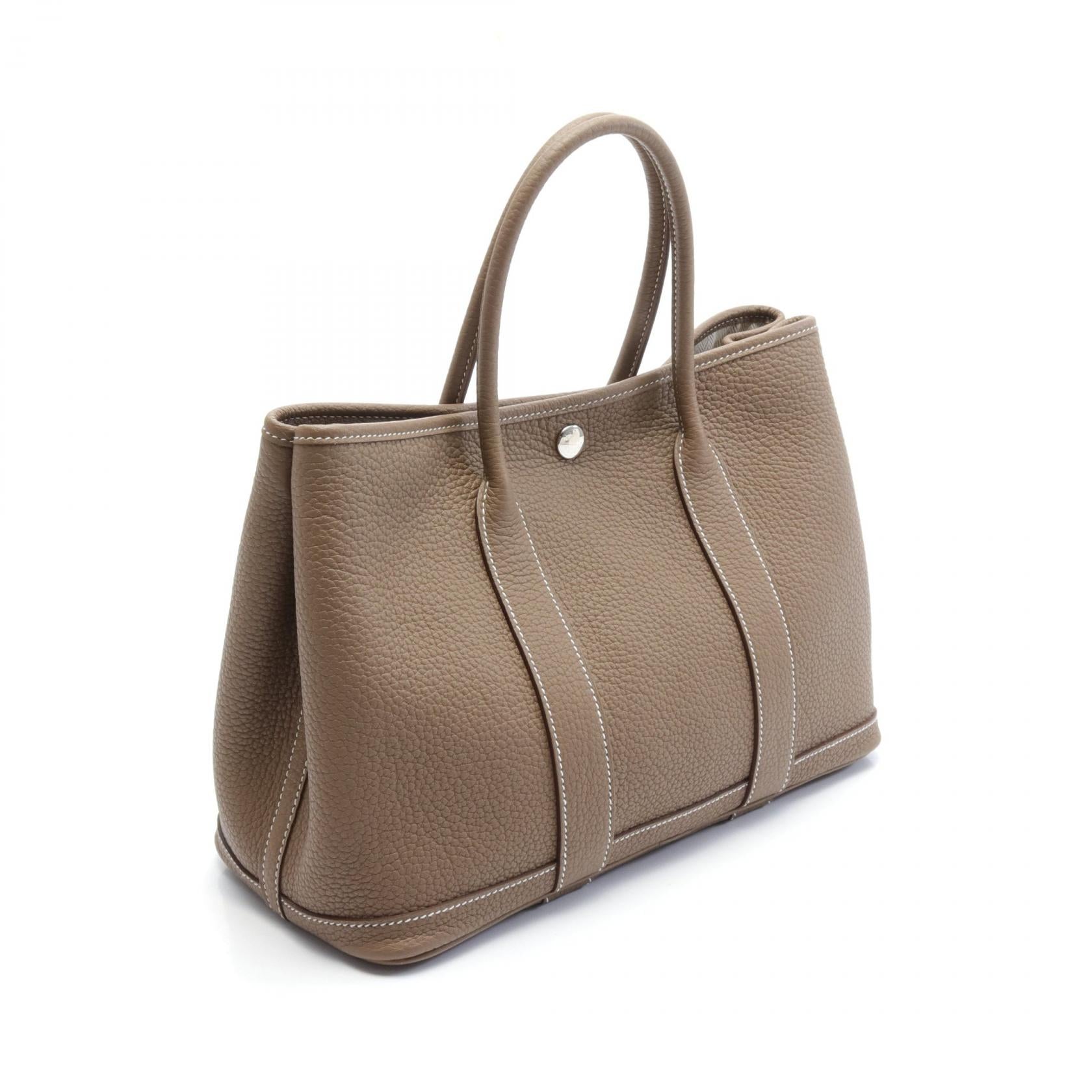 Hermes Garden Party TPM Tote Bag Brown