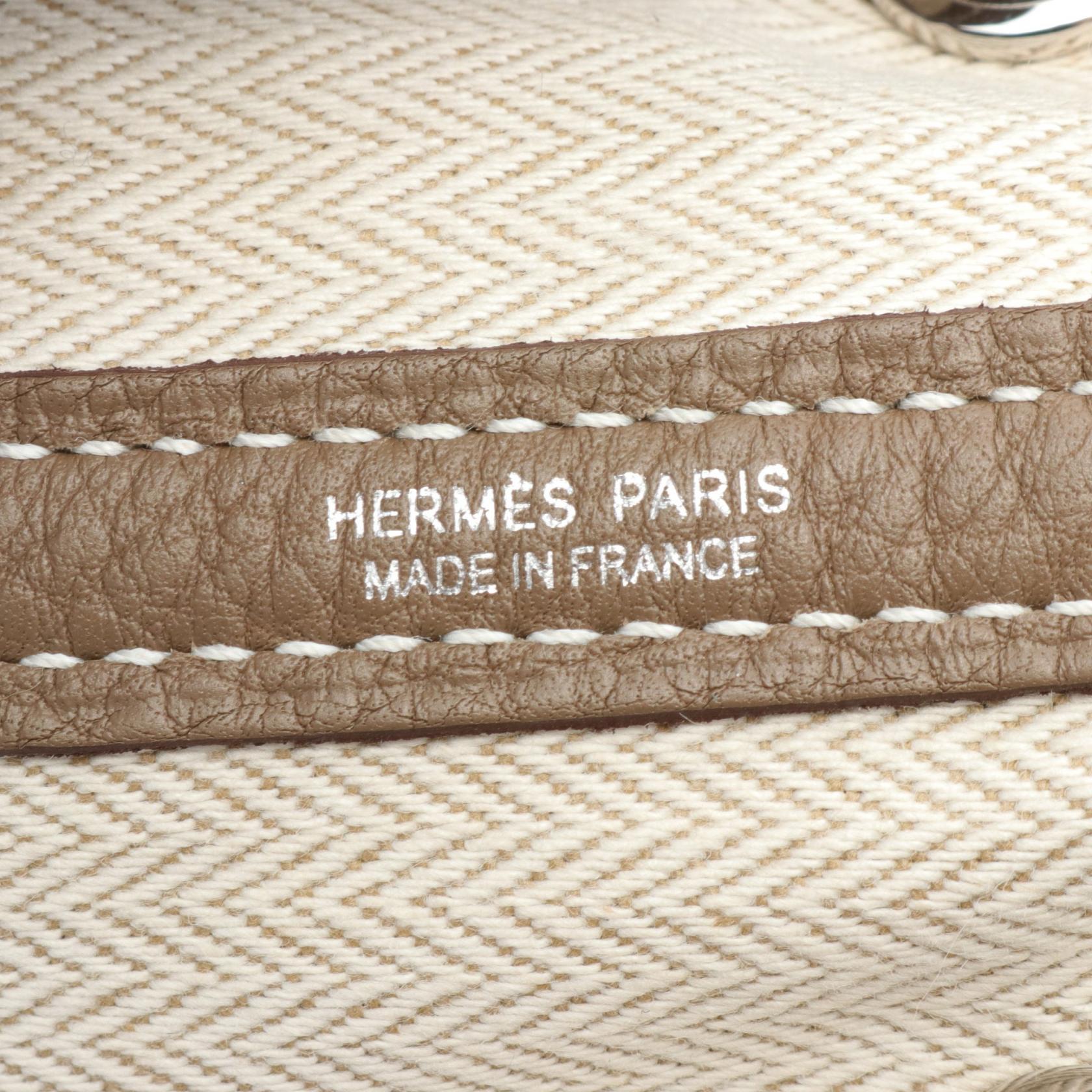 Hermes Garden Party TPM Tote Bag Brown