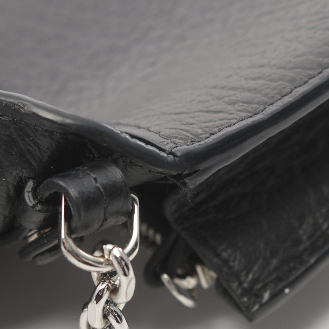 Maison Margiela Leather Shoulder Bag Black