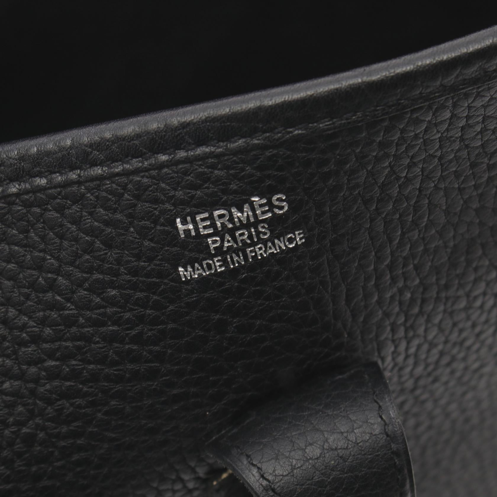 Hermes Evelyne I GM Shoulder Bag Black