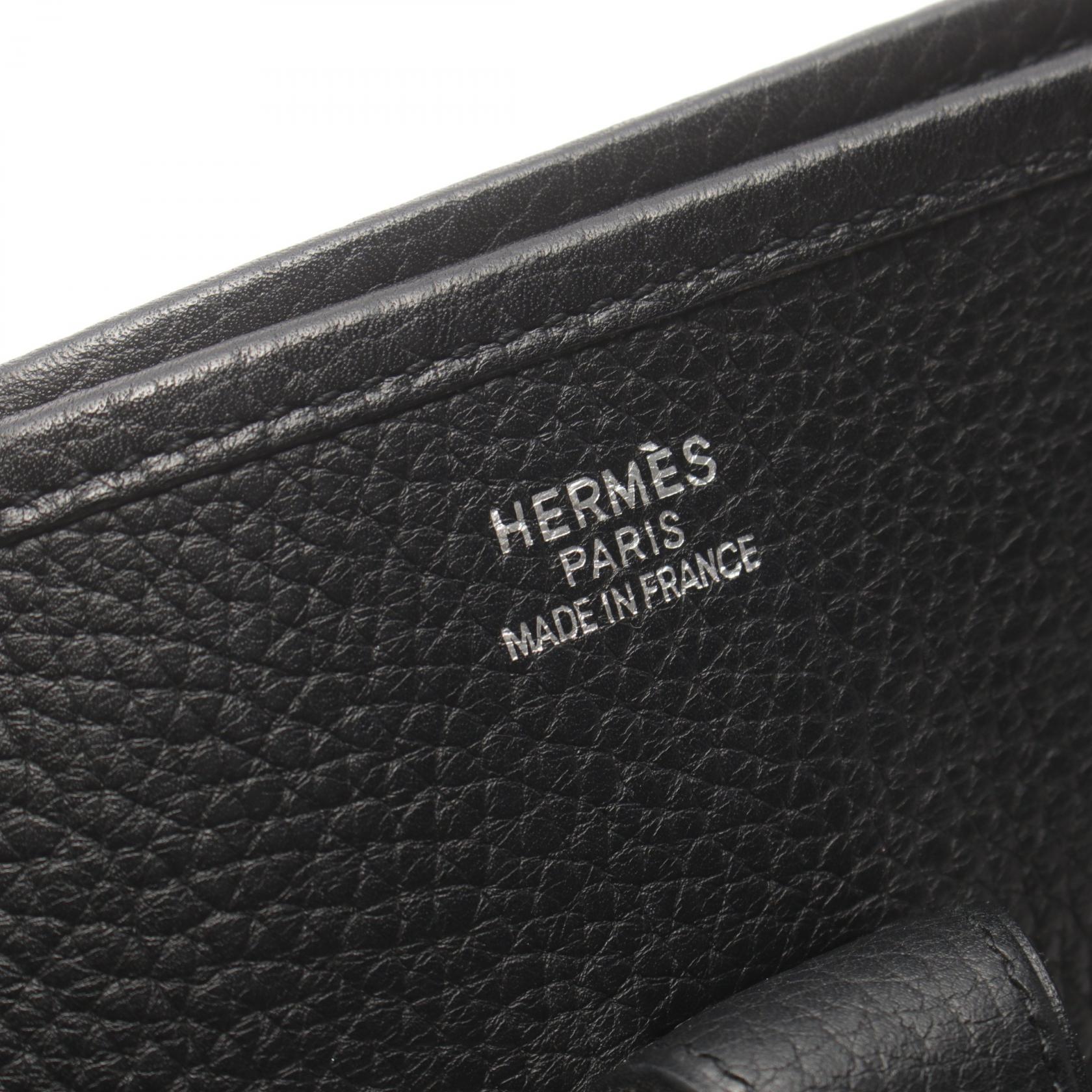 Hermes Evelyne I GM Shoulder Bag Black