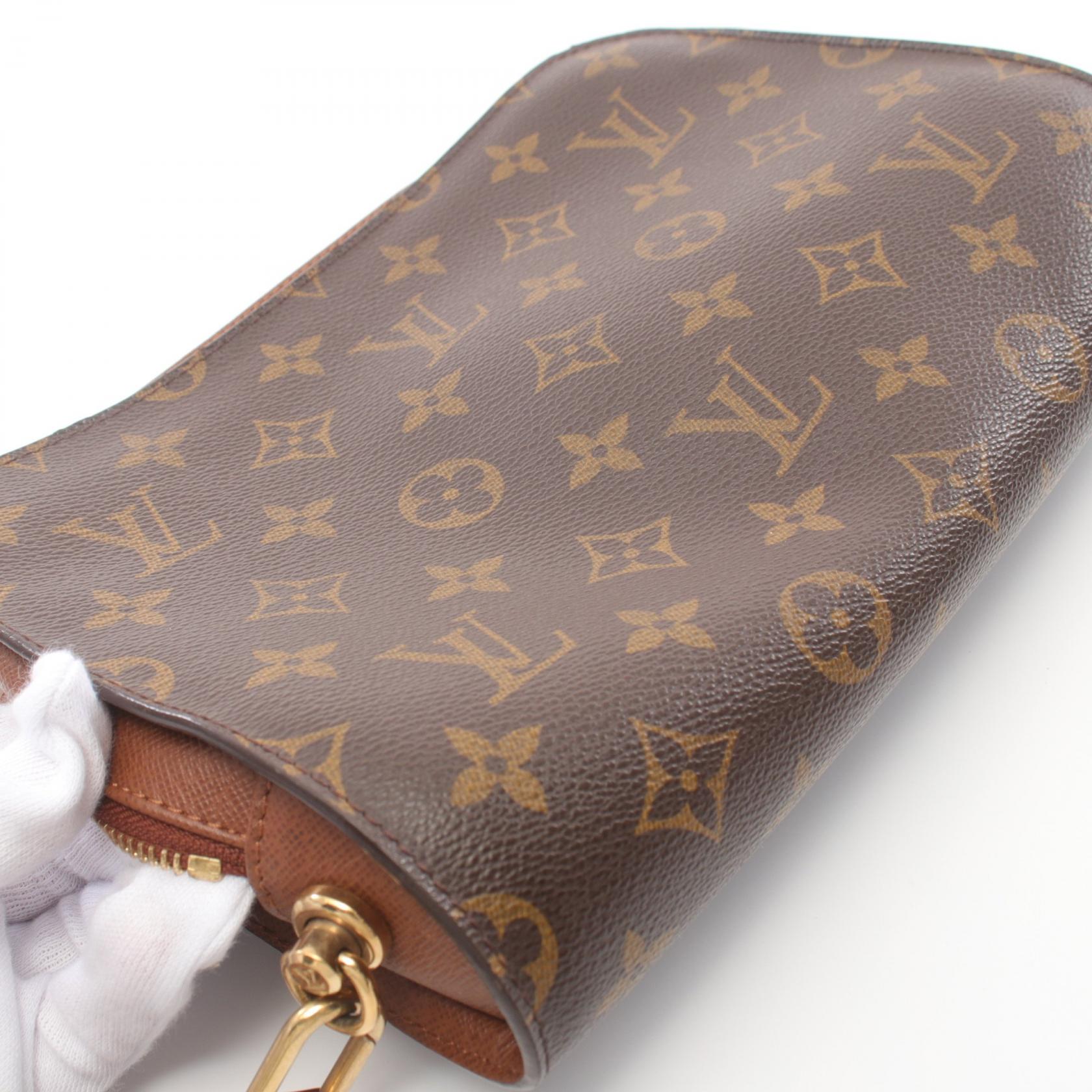 Louis Vuitton Orsay Clutch Bag Monogram Brown