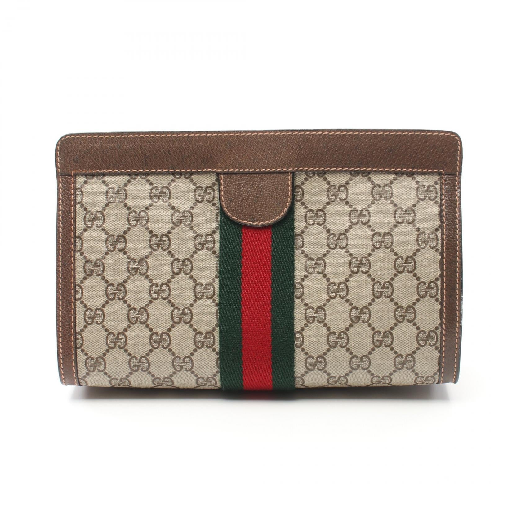 Gucci GG Plus Sherry Line Clutch Bag