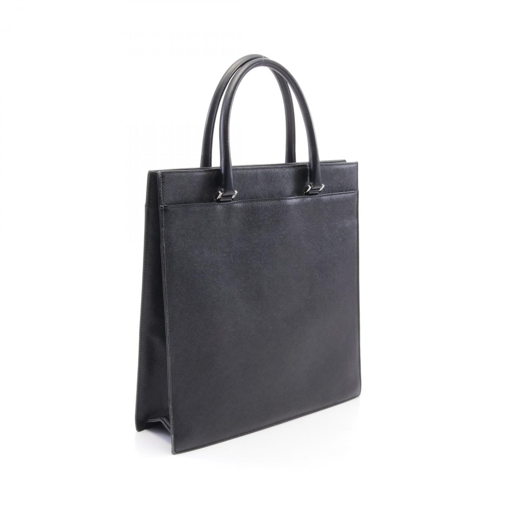 Burberry Leather Tote Bag Black