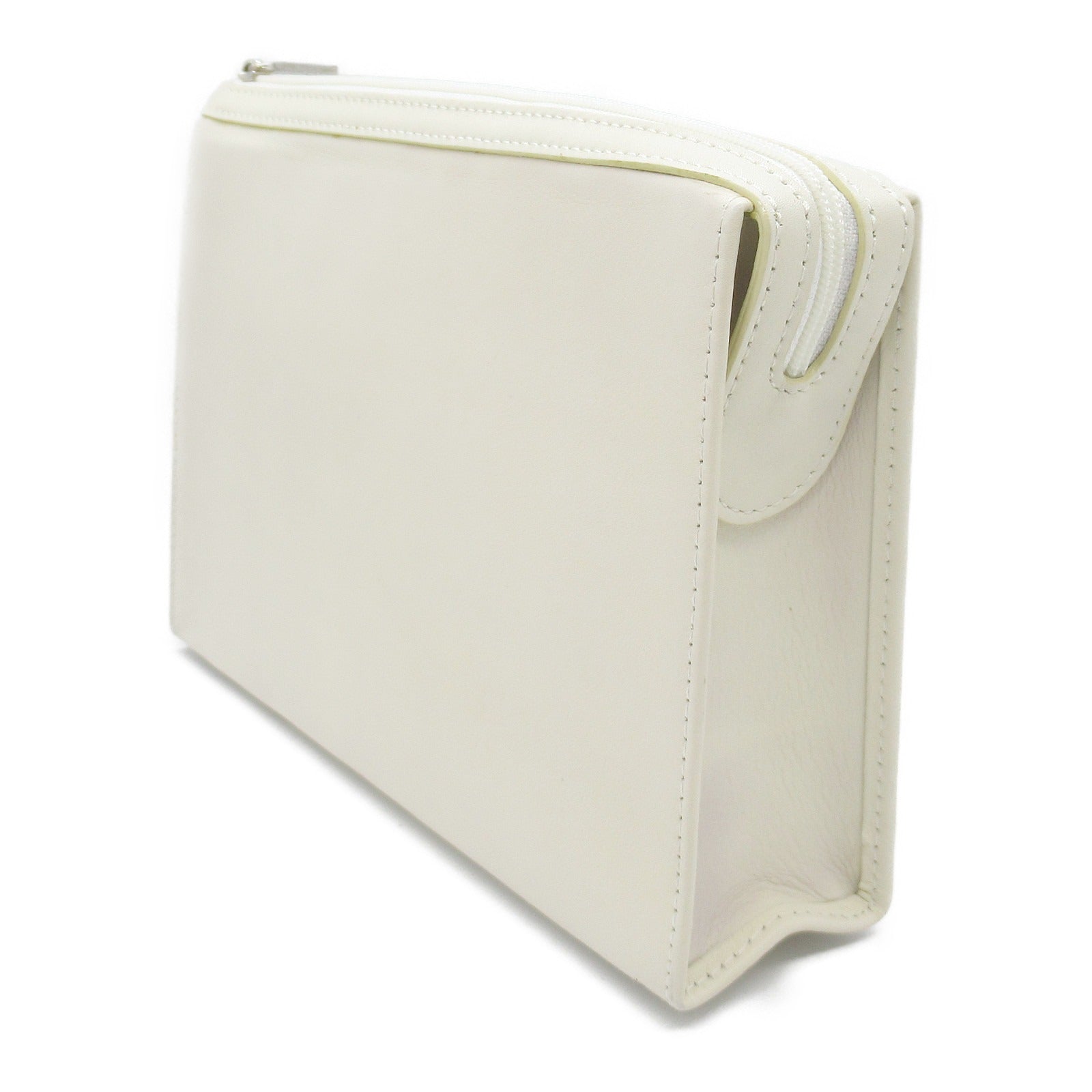 Loewe Leather Pouch White