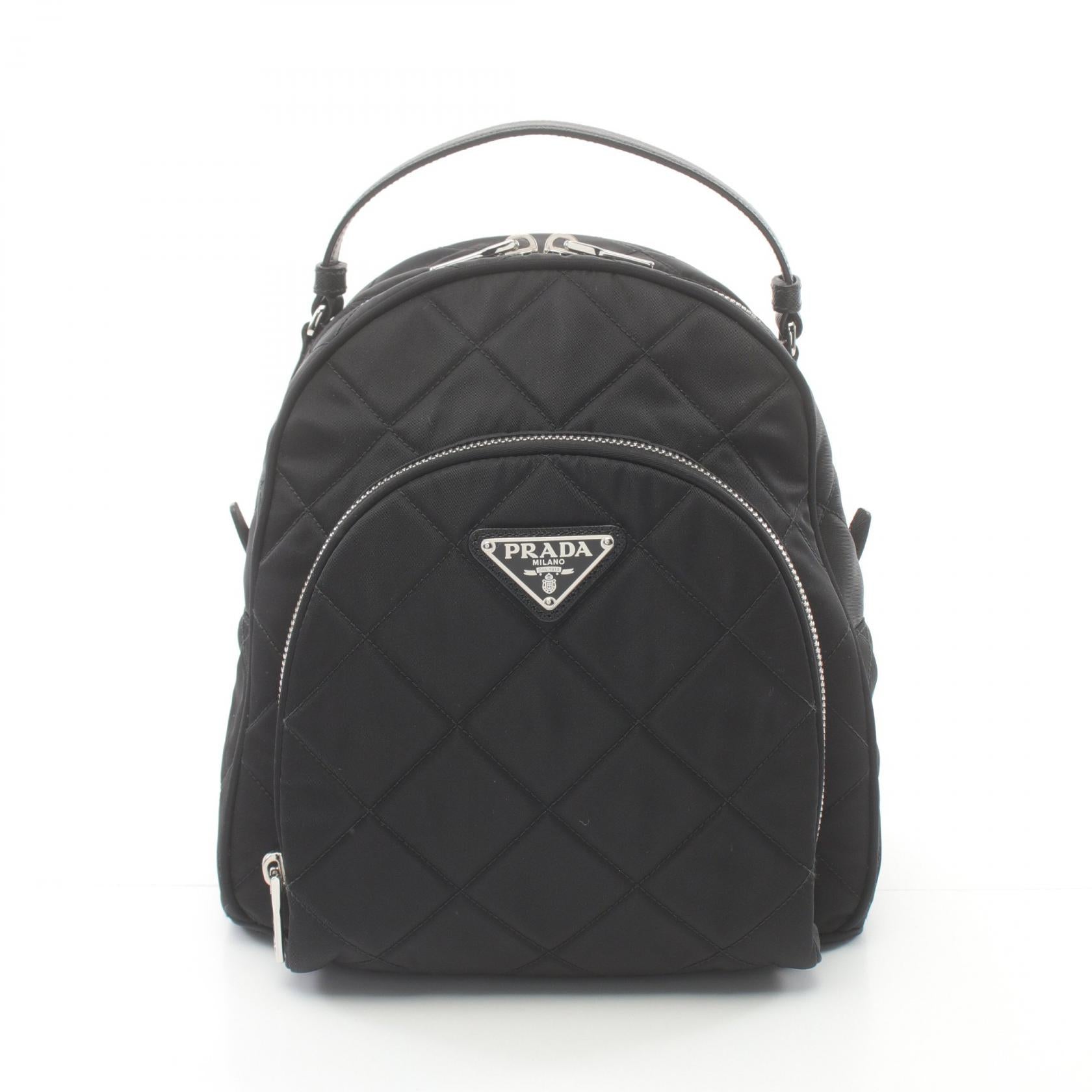 Prada Nylon Leather Backpack 1BZ066