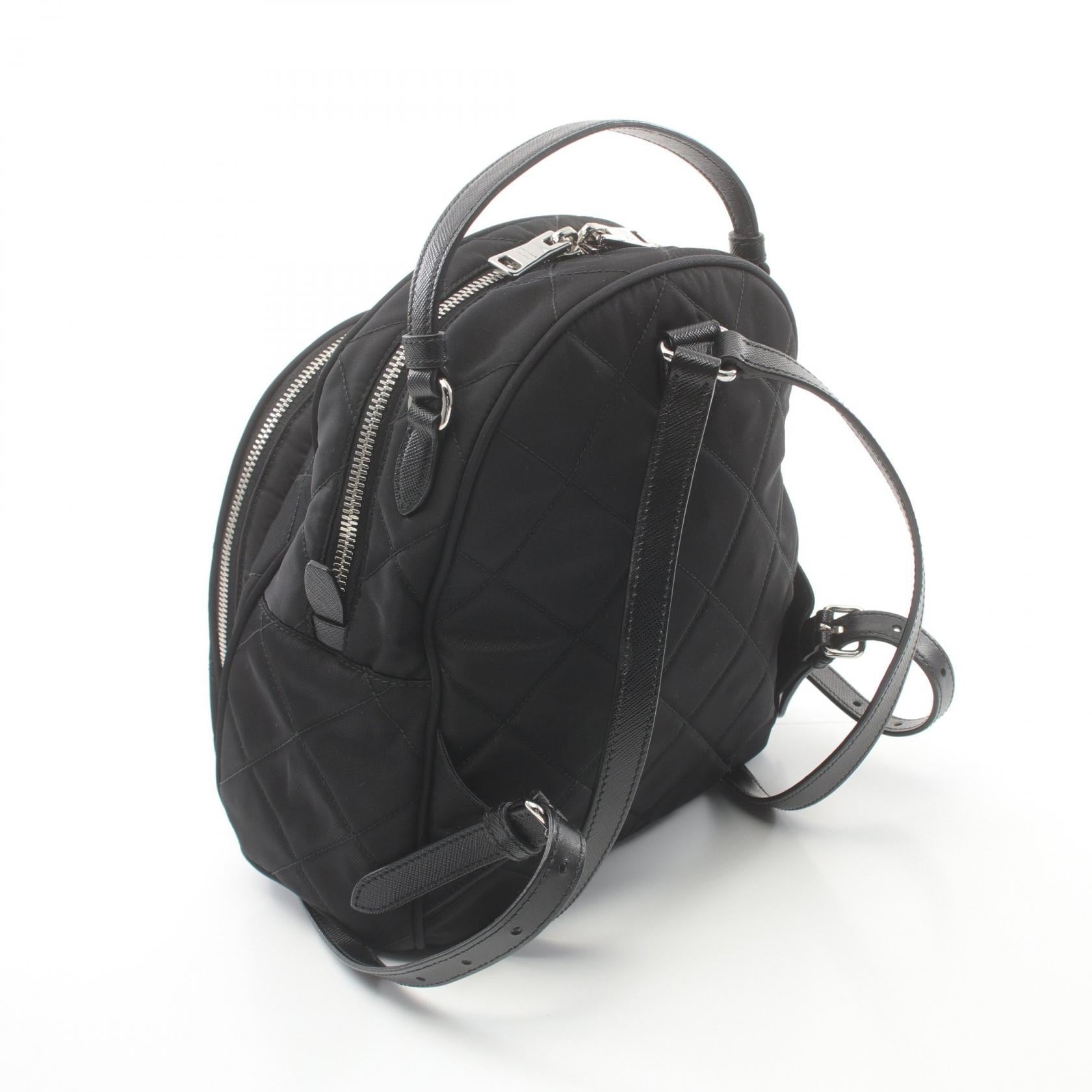 Prada Nylon Leather Backpack 1BZ066