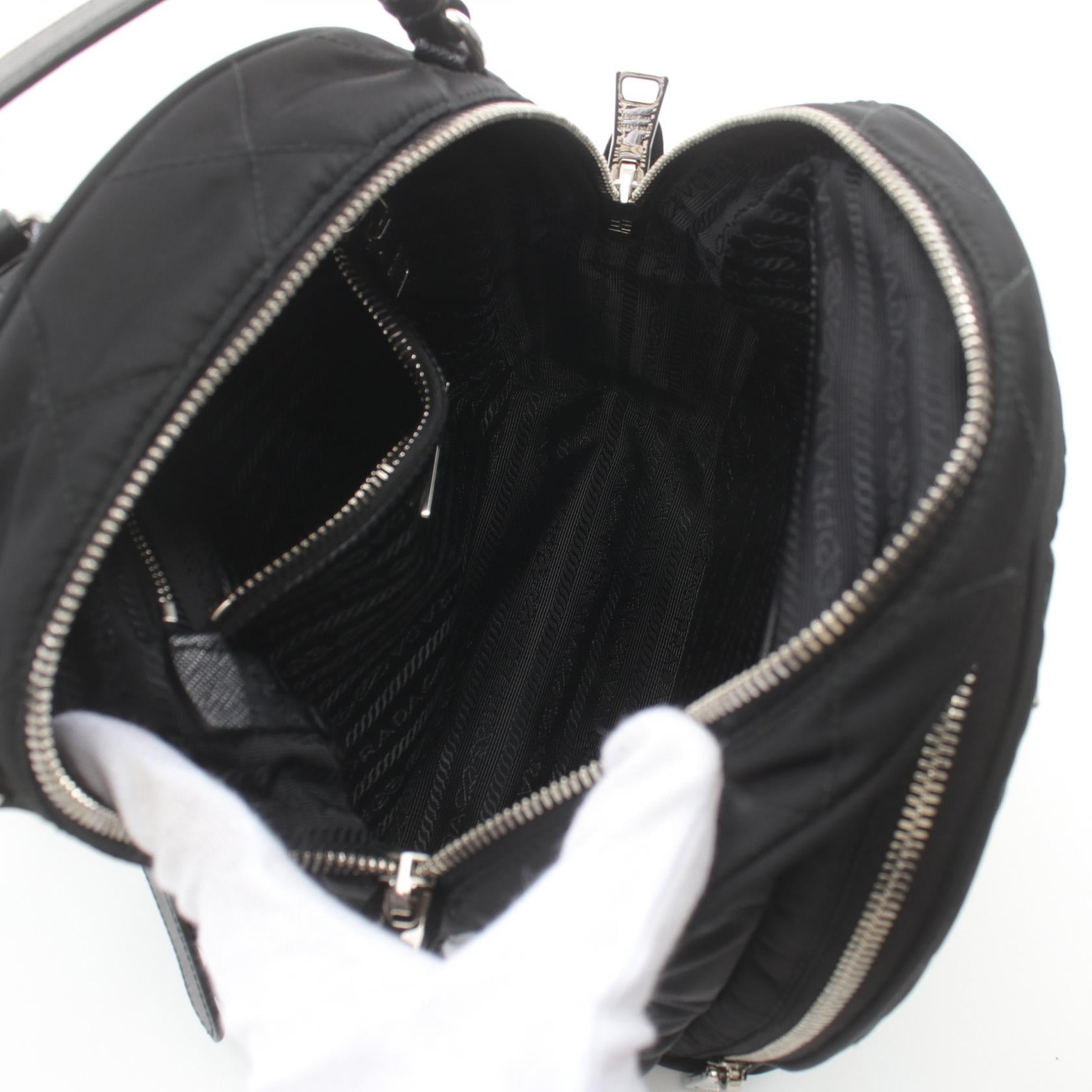 Prada Nylon Leather Backpack 1BZ066