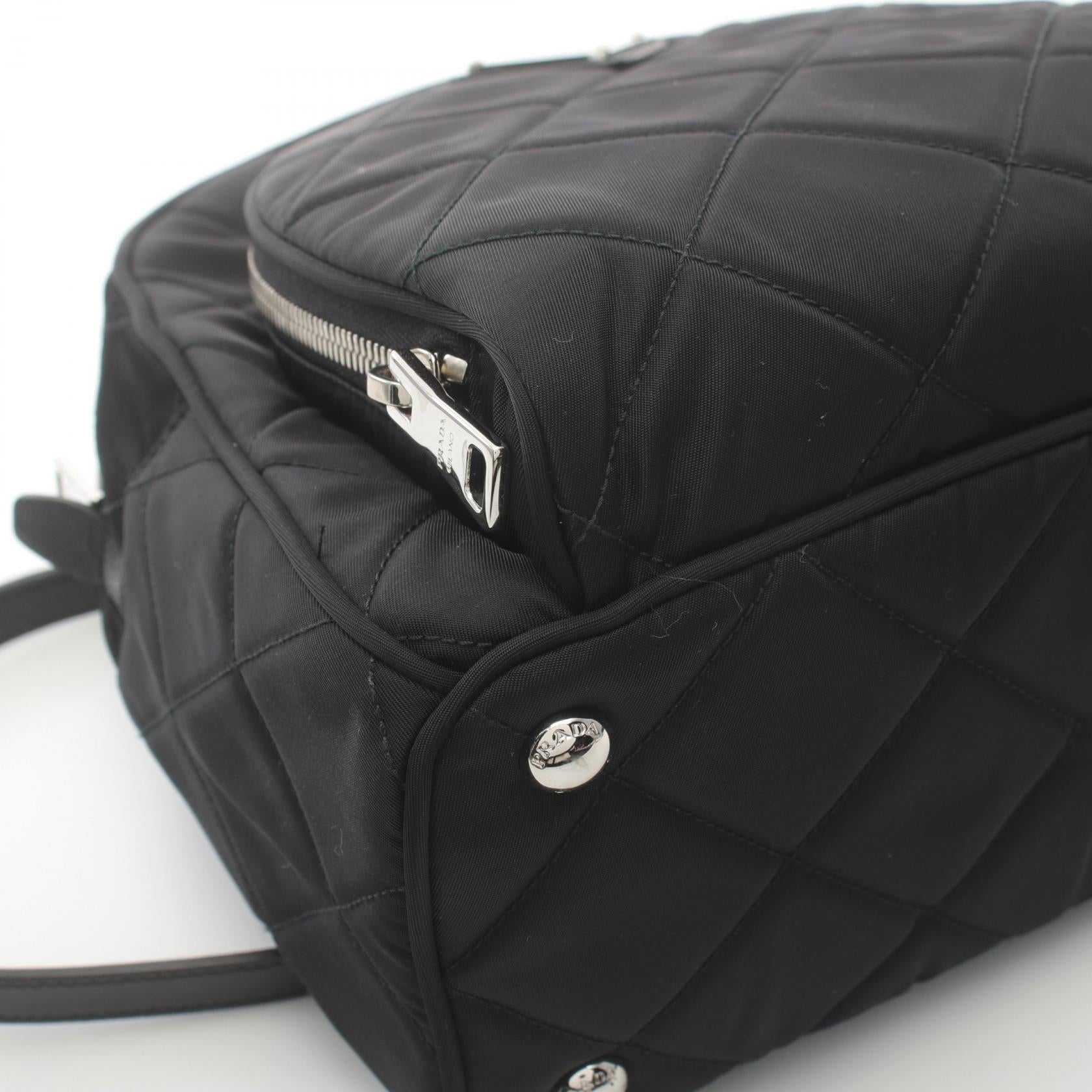 Prada Nylon Leather Backpack 1BZ066