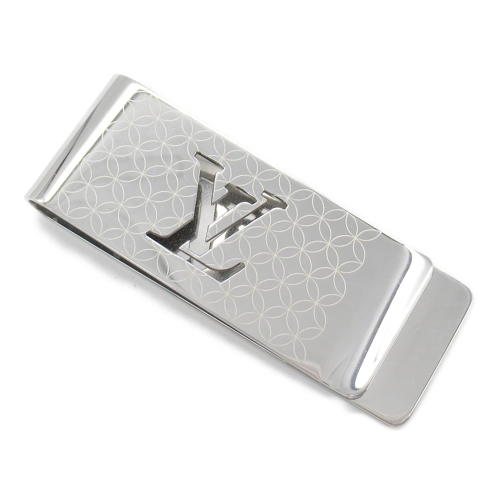 Louis Vuitton Money Clip Metal Silver M65041