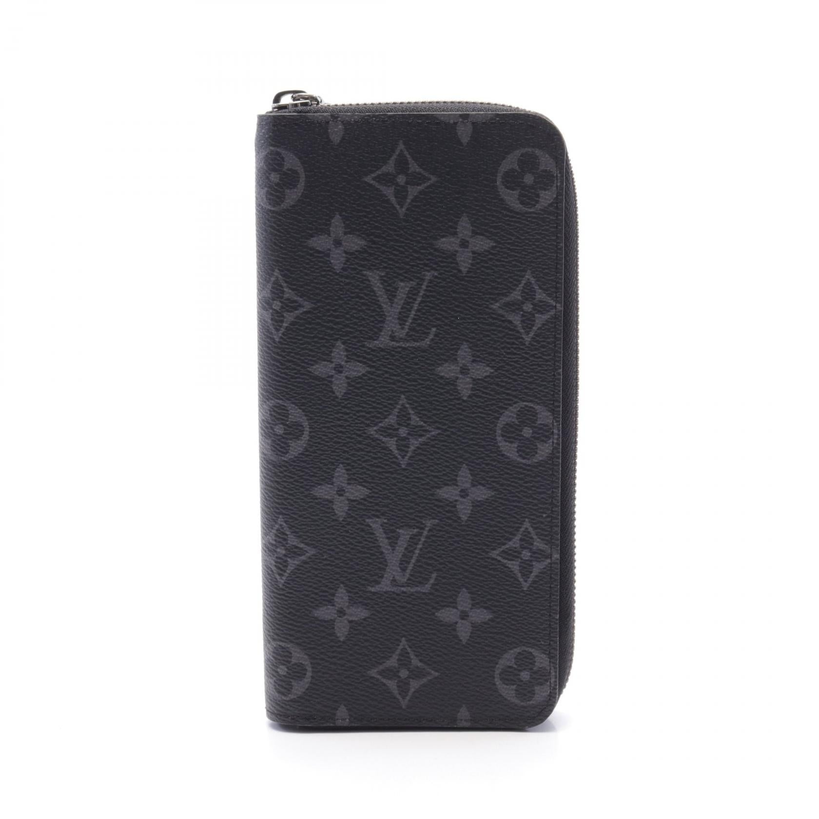 Louis Vuitton Zippy Wallet Monogram Eclipse Black M62295