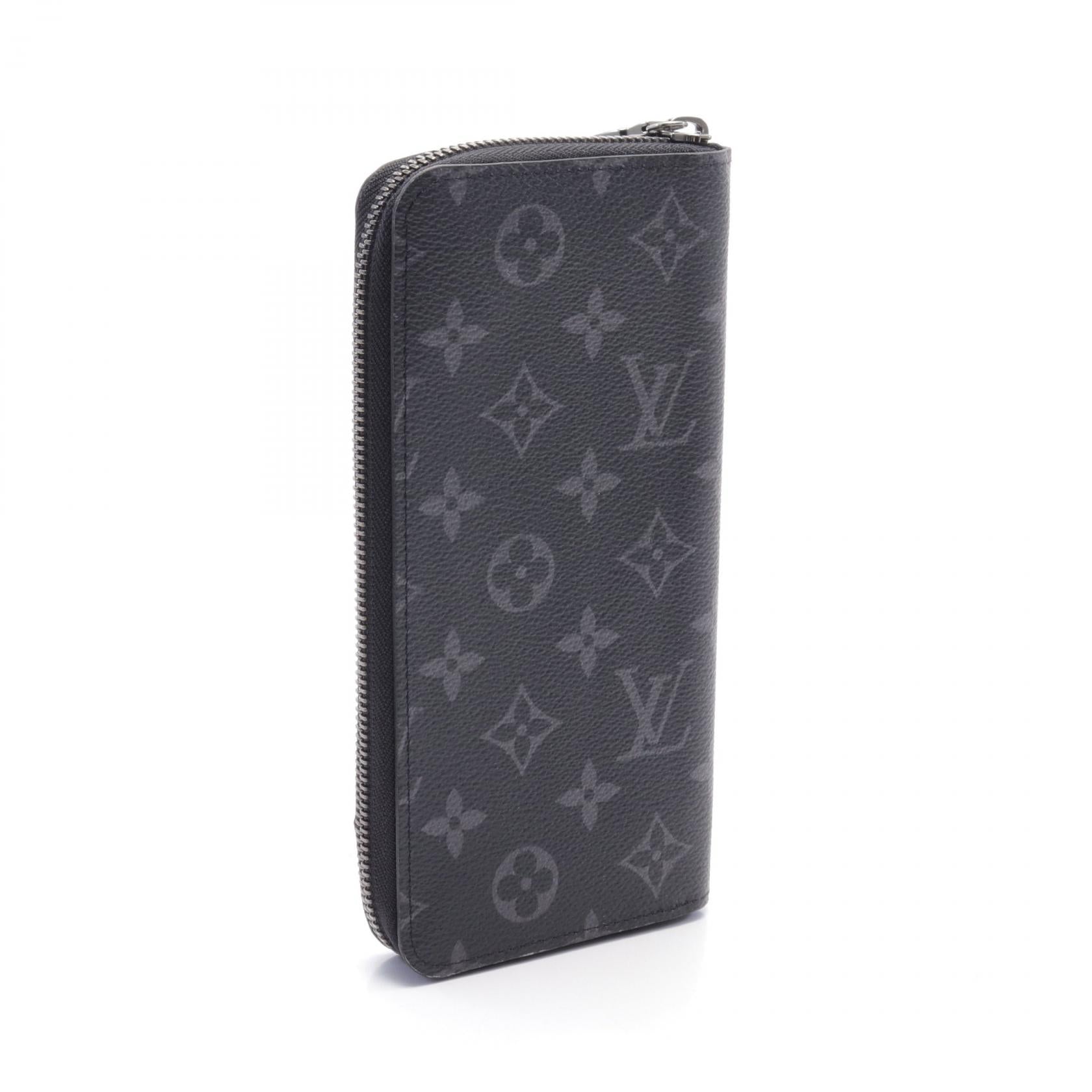 Louis Vuitton Zippy Wallet Monogram Eclipse Black M62295