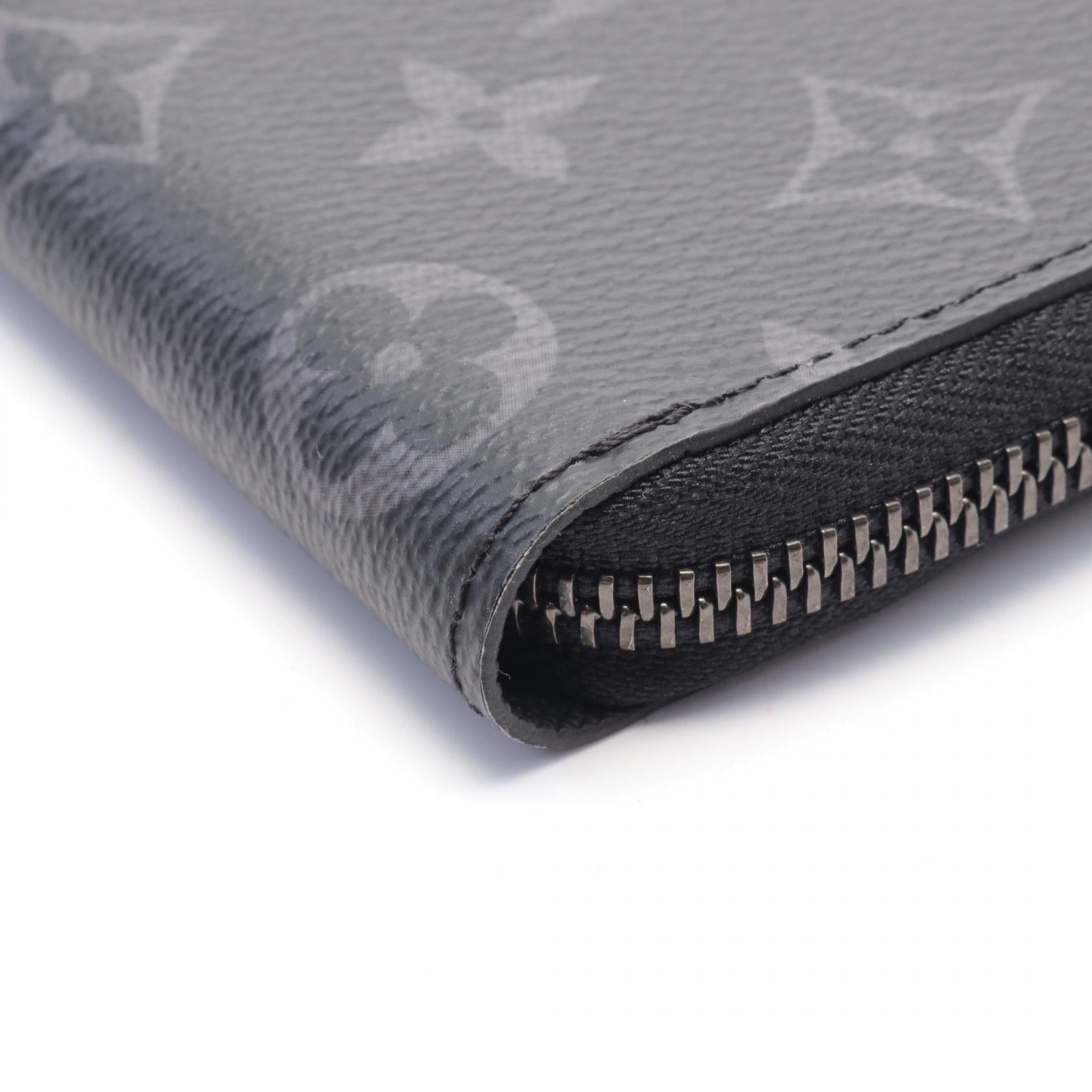 Louis Vuitton Zippy Wallet Monogram Eclipse Black M62295