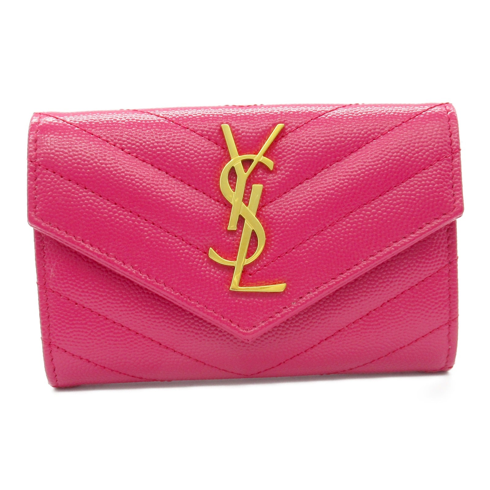 Yves Saint Laurent Monogram Leather Card Case