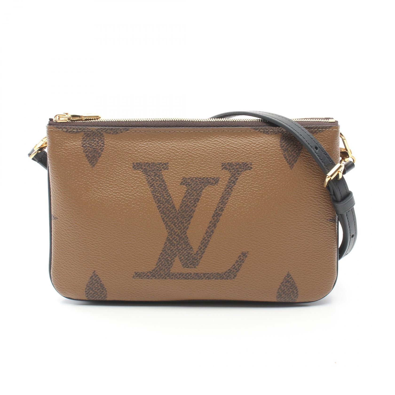 Louis Vuitton Monogram Double Zip Shoulder Bag