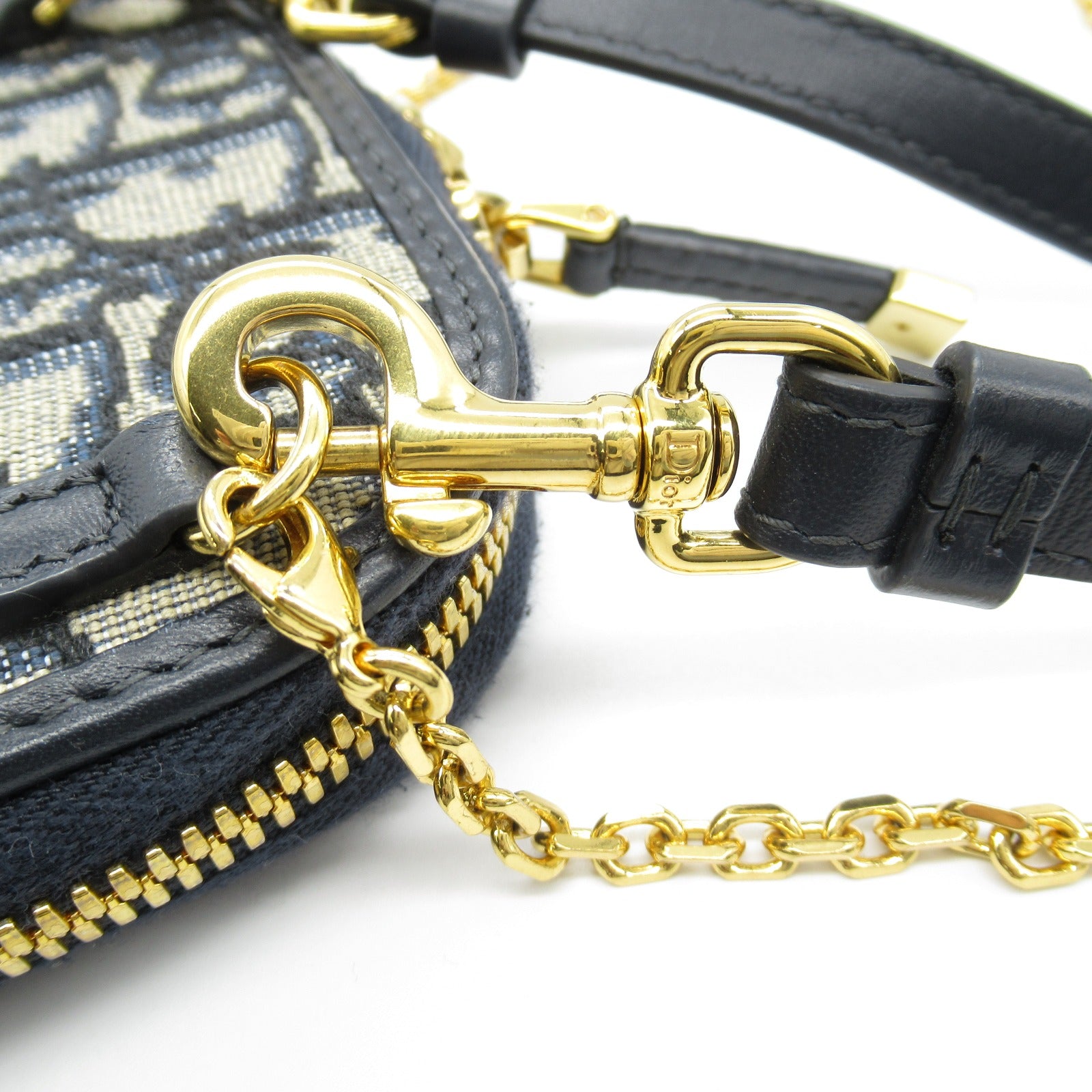 Dior Jacquard Phone Chain Shoulder Bag