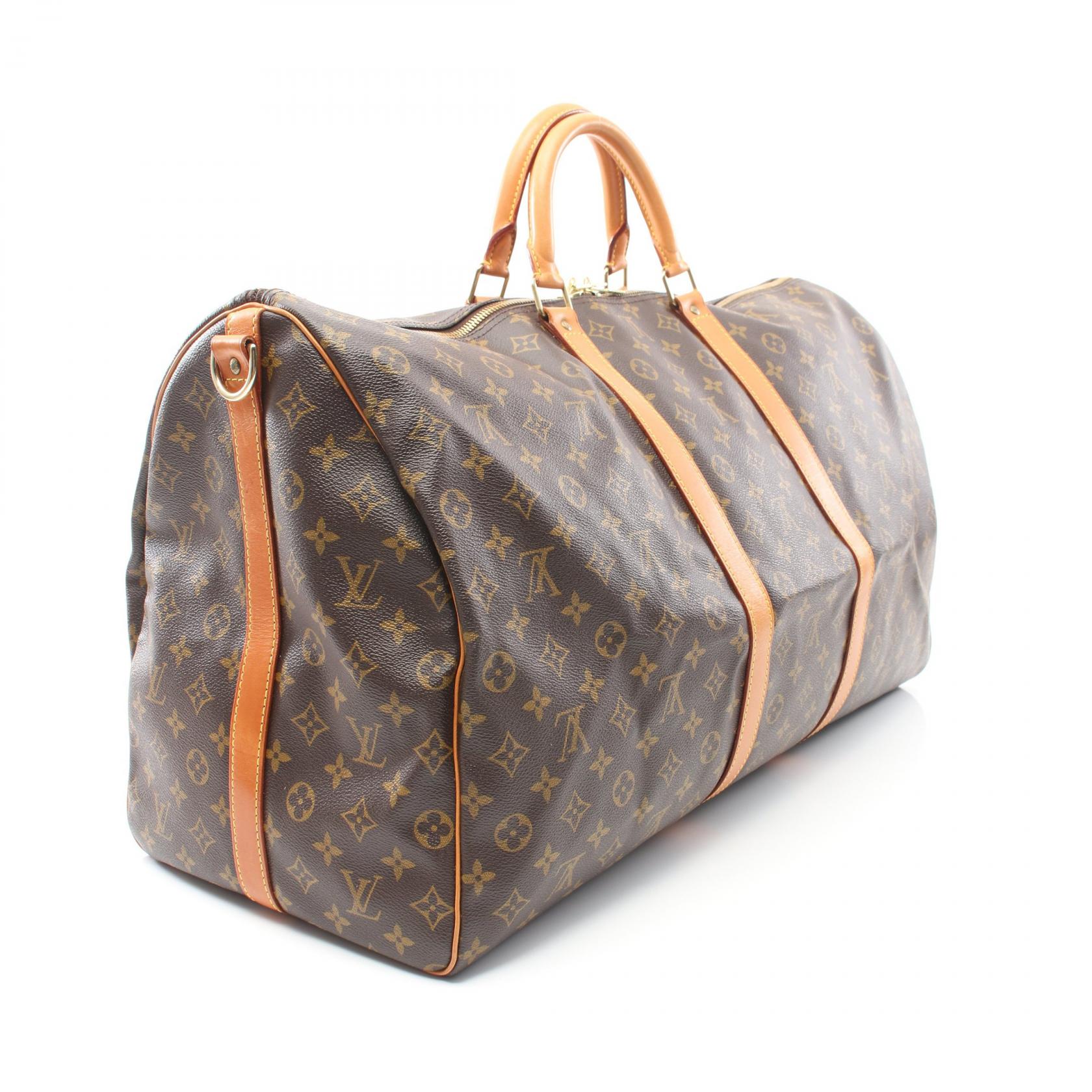 Louis Vuitton Monogram Keepall Bandouliere 60 Boston Bag M41412