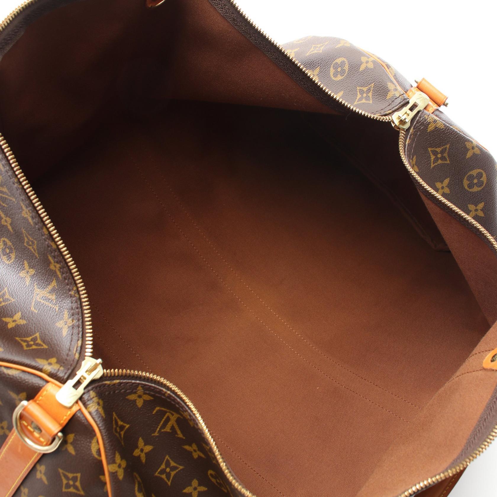 Louis Vuitton Monogram Keepall Bandouliere 60 Boston Bag M41412