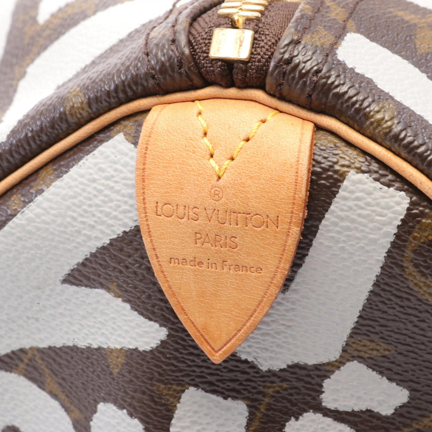 Louis Vuitton Monogram Graffiti Keepall 50 Boston Bag