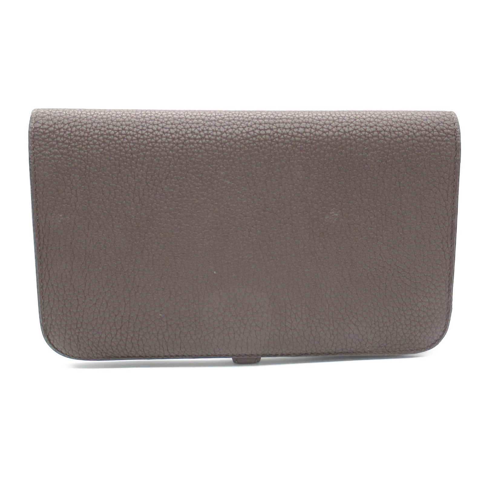 Hermes Togo Leather Dogon GM Wallet Brown